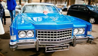 Машина на свадьбу Cadillac Eldorado № «5033, голубой