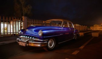 Машина на свадьбу DeSoto FireDome № «5036, синий