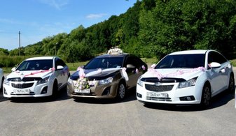 Машина на свадьбу Chevrolet Cruze № С5197, белый