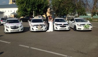 Машина на свадьбу Chevrolet Cruze № С5203, белый