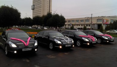 Автомобиль на свадьбу № Н5163 - Транспортная компания Ниссан Теана