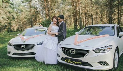 Автомобиль на свадьбу № С5412 - Транспортная компания Свадебный кортеж MAZDA 6