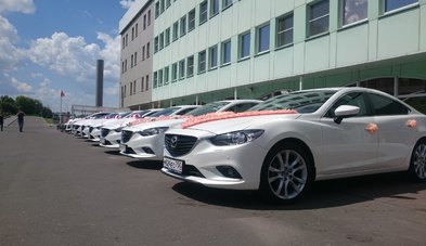 Автомобиль на свадьбу № С5416 - Транспортная компания Свадебный кортеж MAZDA 6