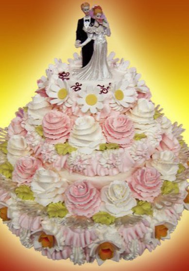 Торт на свадьбу Свадебный торт (К73977) - Компания Коломнахлебпром