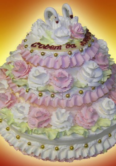 Свадебный торт Свадебный торт (К73978) - Компания Коломнахлебпром