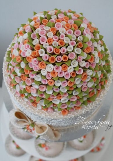 Свадебный торт Т73990 - Компания Танечкины торты
