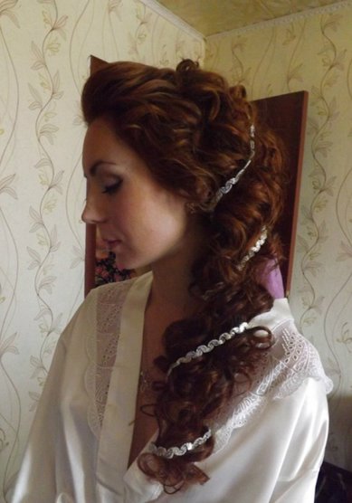 Свадебная прическа Г18369 - Салон красоты Город мастеров