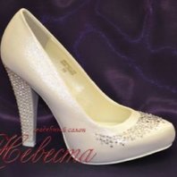 Свадебные туфли «2601 на среднем каблуке