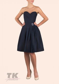 Вечернее платье Энджи-T54796. С пышной юбкой, короткое без шлейфа.