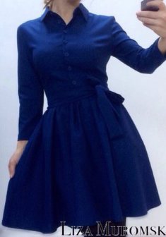 Вечернее платье S58463. С пышной юбкой, короткое без шлейфа.