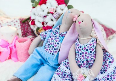 зайки ручной работы М81389 - Мастерская Мастерская Юлии Пещериковой